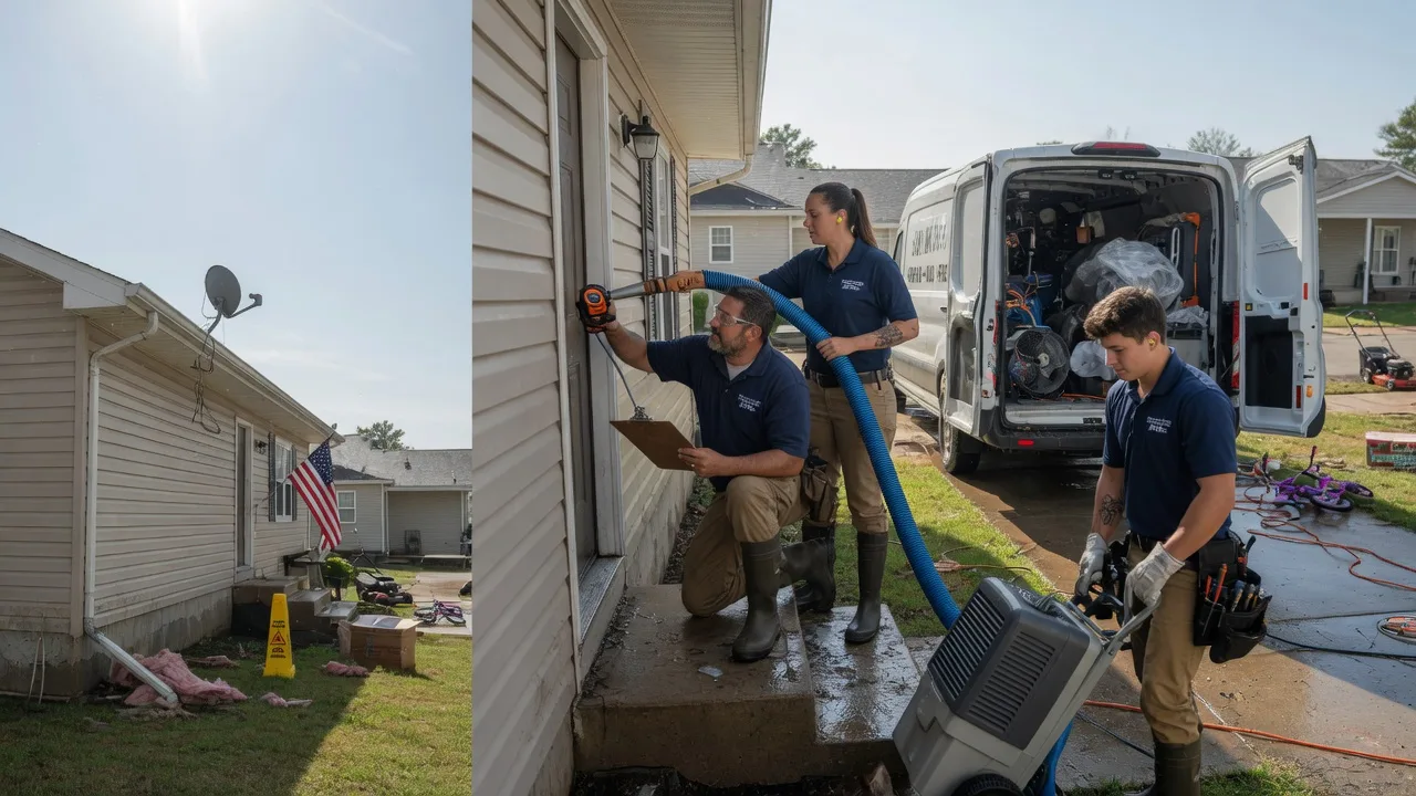 Ceiling Water Damage Restoration in Menomonee Falls, WI near me